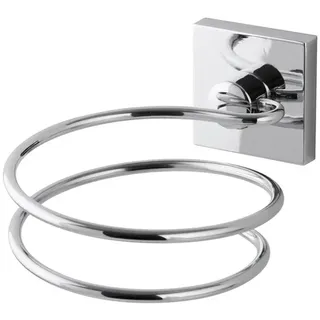 Fackelmann FUSION, Fönhalter, Wandhalter (Farbe: Silber),