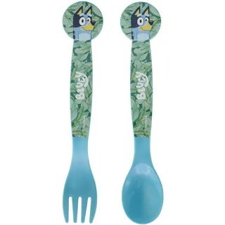 Stor Bluey Kinder Plastik Besteck Set - 2 Teile
