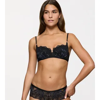 Triumph Halbschalen-BH "Crazy Stupid Love" Komfort-Bügel, italienische Spitze, Wow-Effekt, schwarz