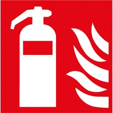 Bild von SafetyMarking® Brandschutzschild Feuerlöscher quadratisch 200 x 200 cm