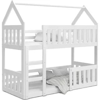 Etagenbett hochbett kinderzimmer kinderbetten jugendzimmer Hause mini 80x190 weiss
