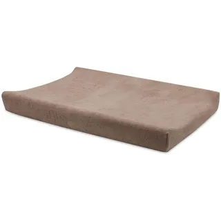 Jollein Wickelauflagenbezug Frottee – Milky Coffee – 50x70cm – 85% Baumwolle, 15% Polyester – OEKO-TEX Zertifiziert – Bezug Wickelauflage