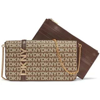 Dkny Avril Sm Flap Tasche - Chino / Chocolate Brown - One Size