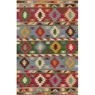 Vilber Kilim.2578 DU 01 Teppich, Vinyl, bunt, 100 X 155