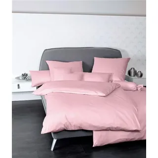 Janine Design Mako-Satin-Bettwäsche-Garnitur 31001 Colors Farbe rosa Größe 135x200 + 80x80 - Rosa