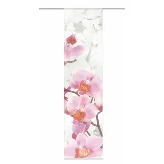 HOME WOHNIDEEN Flächenvorhang Klettband 60 x 245 cm Rosa