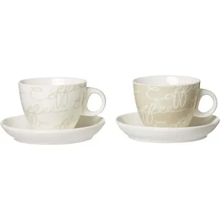 Ritzenhoff & Breker Cappuccinotasse 0,18 l Creme 4 St.