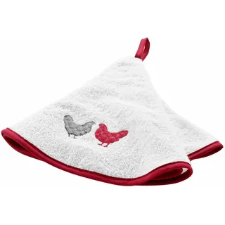 Douceur d'intérieur Suzette Handtuch 60 cm rund bestickt