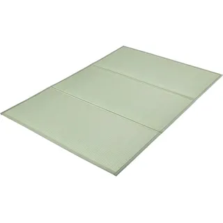 Vevor japanische Tatami Matte faltbare japanische Tatami-Matratze 2108 x 1397 mm (natürliches Binsengras), Bodenmatratze mit Rückseite, Futon-Matratze zum Schlafen Meditieren Yoga