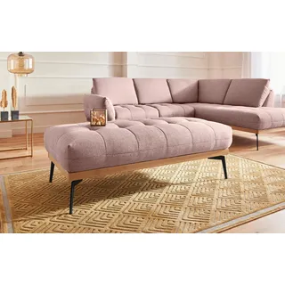 exxpo - sofa fashion Hocker Palic Polsterhocker 139 x 47 x 71 cm Rosa