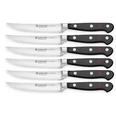 WÜSTHOF Classic, Klingenlänge: 12cm, schwarz, Steakmesser Set, 60-1120160601