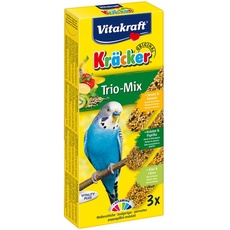 Bild von Kräcker Trio-Mix Ei, Frucht & Honig für Wellensittiche 3 St.