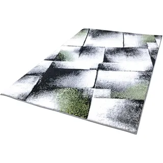 Carpet City Läufer »Moda Carving 110« rechteckig 11 mm Höhe Flachflor, Wohnzimmer, grün