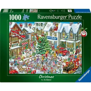 Weihnachtspuzzle 1000 Teile - Wimmelbild Weihnachten von Ray Nicholson