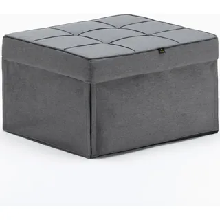 Sweet Relax Stoff Pouf Klappsessel Bett - Dunkel Grau - Grau