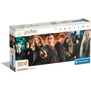 CLEMENTONI Harry Potter Puzzle Panorama 1000 Teile - Erwachsenenpuzzle Film