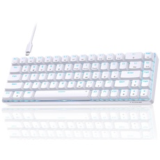 Dierya×TMKB T68se Gaming Mechanische Tastatur,60% Prozent Tastatur mit Brown Tactile Switch,Ultra-Compact Mini 68 Tasten Anti-Ghosting,Typ-C-Datenkabel,US Layout für PC Windows Gamer Typist