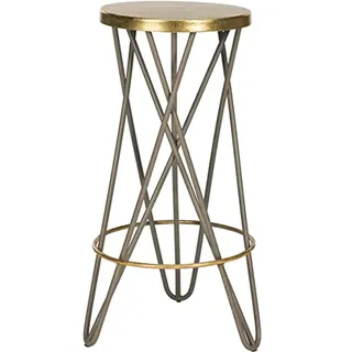 SAFAVIEH Modern Bar & Counter Stool, in Beige and Gold