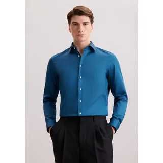 Businesshemd SEIDENSTICKER "Schwarze Rose", Herren, Gr. L (41), normale Ärmellängen, grün (sage grün), 100% Baumwolle, unifarben, slim fit, 2-Knopf-Manschette, Hemden Businesshemd, Slim 1/1 Kentkragen Uni