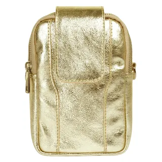 Samantha look Umhängetasche Leder Gold