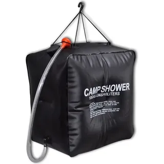 Campingdusche Solar 40 L - Schwarz