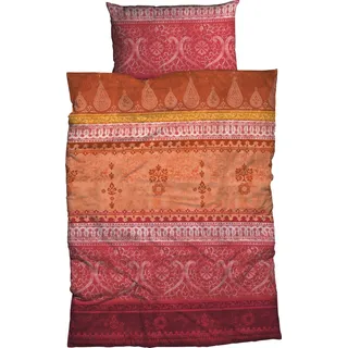 Indi Satin orange 200 x 220 cm + 2 x 40 x 80 cm