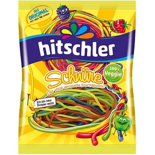 Hitschler Fruchtgummi-Schnüre 4 Farben, 125g