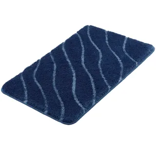 KLEINE WOLKE Badteppich Tram Blau 70 x 120 cm