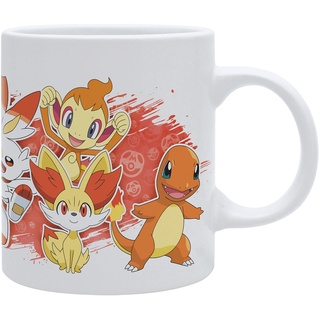 ABYSTYLE - Pokemon Tasse Starters Feuer weiß