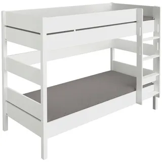 Paidi Etagenbett TIAGO 120 x 200 cm Buche massiv weiß kreideweiß