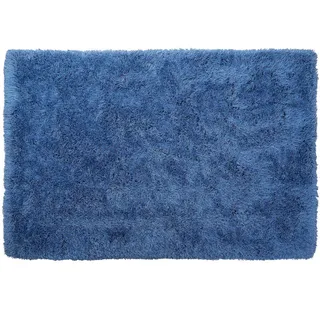 Beliani Shaggy-Teppich Cide 300/200 cm , Blau , Kunststoff , Rechteckig , 200x300 cm , Teppiche und Böden, Teppiche, Hochflorteppiche & Shaggys