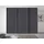 Schwebetürenschrank OTELI 271 x 210 x 68 cm Grau