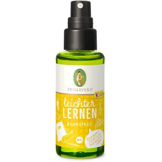 PRIMAVERA Kids Leichter lernen Raumspray bio 50 ml - Zitrone, Grapefruit und Orange - Aromadiffuser, Aromatherapie - konzentrationsfördernd, motivierend - vegan