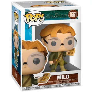 Funko Pop! Disney: Atlantis The Lost Empire – Milo Thatch - Vinyl-Sammelfigur - Geschenkidee - Offizielle Handelswaren - Spielzeug Für Kinder und Erwachsene - Music Fans - Modellfigur Für Sammler