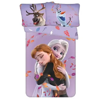 Jerry Fabrics Disney Frozen 2 Anna Elsa Olaf Baby Bettwäsche 100 x 135 cm