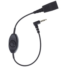 Bild QD auf 3,5-mm-Klinkenstecker mit Push-to-Talk-Funktion für Smartphones