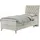 MKS Boxspringbett Gästebett Kinderbett mit Bettkästen Milen rechts Beige H3 Beige