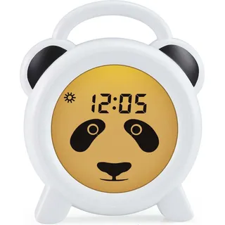 Alecto BC100PANDA - Schlaftrainer, Nachtlicht und Wecker, Panda - Braun