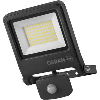 Osram Außenleuchte Aluminium IP44 50 W 5000 lm mit Bewegungsmelder grau