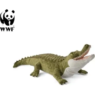 WWF Plüschtier Krokodil (90cm) lebensecht Kuscheltier Stofftier Plüschfigur - Grün