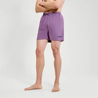 Badeshorts ELLESSE "LAMINA SWIM SHORT", Herren, Gr. XXL, N-Gr, lila (schwarz lila), Obermaterial: 100% Polyester, Badehosen Badeshorts, sportlicher Stil, aus Polyester, leichtes Material, für Erwachsene