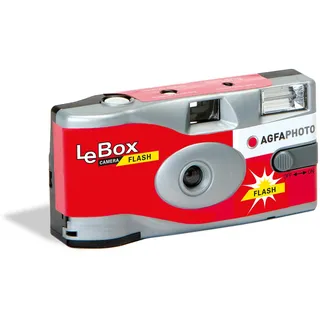 AgfaPhoto LeBox Flash Einwegkamera, 1 Stück