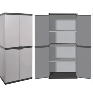 Kleiderschrank PVC Hoch 2 Ante H.168