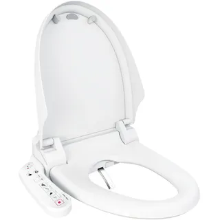 Elektronisches Bidet, 300S, Standard Version, Sofortige Erwärmung Intelligenter Smart Bidet Toilettensitz, wc bidet, Edelstahldüse mit Wasserfilter, Blasenreinigungstechnologie (300S)