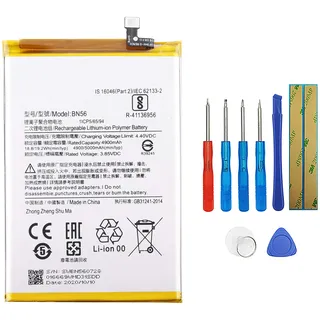 Swark 4900mAh Neu BN56 Akku Kompatibel mit Redmi 9A & Redmi 9C mit Verbessertem Reparaturwerkzeugsatz