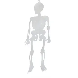 Squelettes Halloween Phosphoréscents - Pack De 10 Pcs - 15 Cms. - Weiß