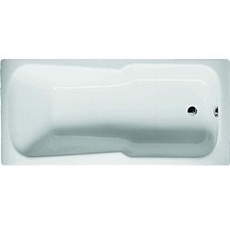 Bild Badewanne 160 x 70 x 38 cm, weiss GlasurPlus