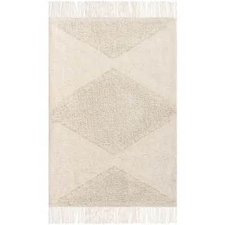 Beliani Khonoma Kinderteppich 60 x 90 cm Beige