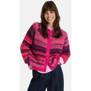 Strickjacke LIEBLINGSSTÜCK "AmeliaL", Damen, Gr. 34, pink (838, pink), 68% Polyacryl, 15% Wolle, 10% Polyester, 7% Alpaka, Obermaterial: 68% Polyacryl PAN. 15% Wolle mw. 10% Polyester PES. 7% Alpaka WP., normal, Rundhals, Strickjacken Strickjacke