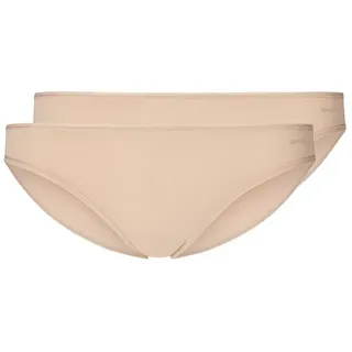 SKINY Rioslip, 2er Pack hüfthoch geschnitten, beige